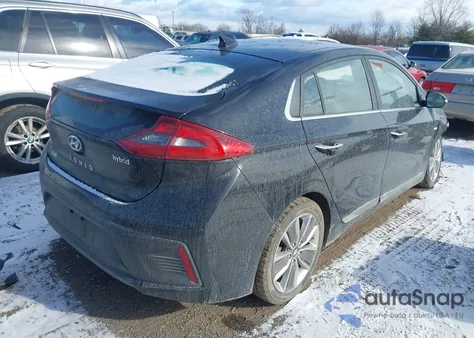 2017 Hyundai Ioniq Limited z USA, uszkodzony, nr VIN KMHC85LC3HU020705